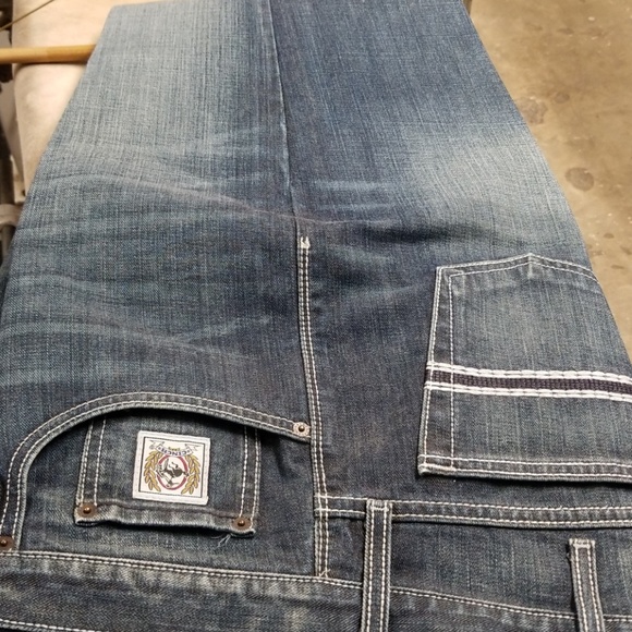 starched cinch jeans